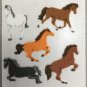Sandylion Fuzzy Stickers HORSE Retro Rare Vintage Retired FM433