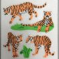 Sandylion Fuzzy Stickers TIGER Retro Rare Vintage Retired FM440