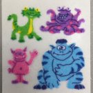 Sandylion Fuzzy Stickers MONSTER Retro Rare Vintage Retired FM441