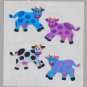 Sandylion MOP Mother of Pearl Stickers COWS Retro Rare Vintage Retired MOP044
