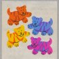 Sandylion MOP Mother of Pearl Stickers TIGERS Retro Rare Vintage Retired MOP048