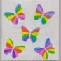 Sandylion MOP Mother of Pearl Stickers BUTTERFLY Retro Rare Vintage Retired MOP075