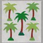 Sandylion MOP Mother of Pearl Stickers PALM TREES Retro Rare Vintage Retired MOP184