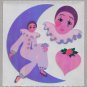 Sandylion MOP Mother of Pearl Stickers PIERROTS Retro Rare Vintage Retired MOP273