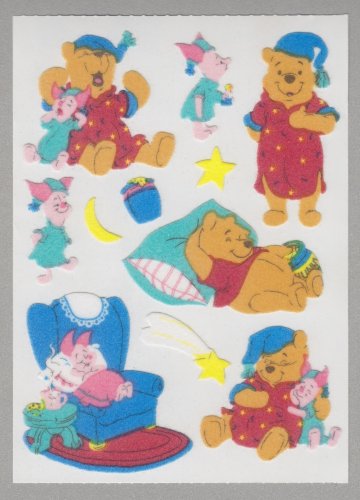 Sandylion MOP Mother of Pearl Stickers BUNNY BLOWING BUBBLES Retro Rare  Vintage Retired MOP316