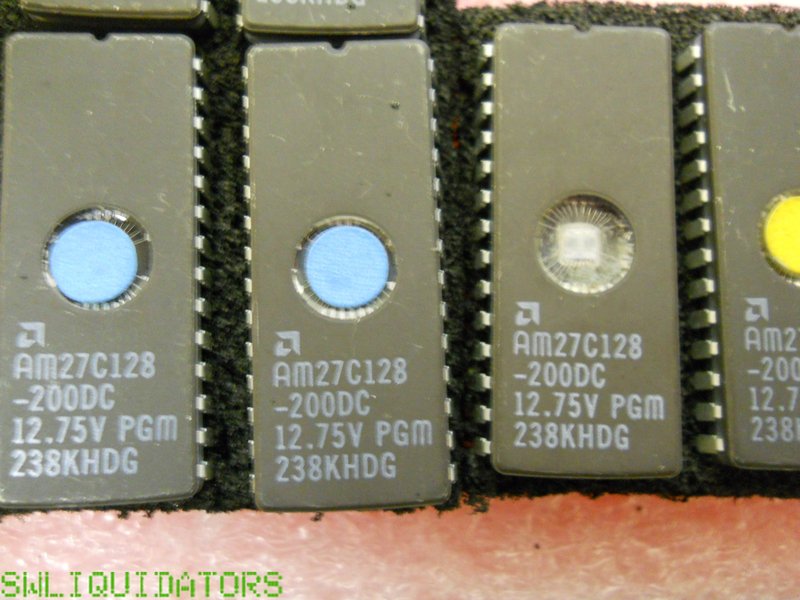 AM 27C128-200DC 28 Pin 128K Erasable E-PROM USED