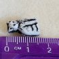 1920s-30s Czech Glass Cat beads 16mm pair