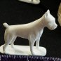 1950s 1.5 to 2" wide plastic dog figures set 6 breeds Kelloggs
