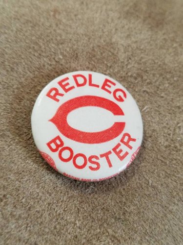 Cincinnati Reds Redleg Booster Pinback 1946 pin #2