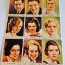 1932 Screen Stars Hollywood stamps lithographed lot Spencer Tracy