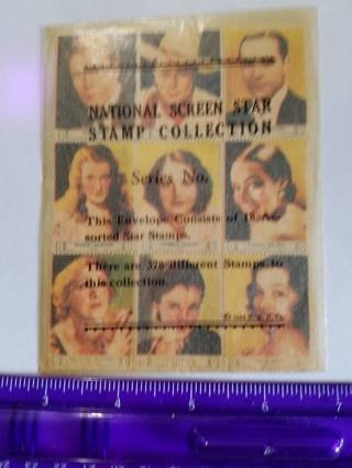 1932 Screen Stars Hollywood stamps lithographed lot Irene Dunn
