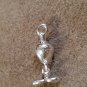 1960s 3/4" tall metal Tweety Bird Charms 1 pair