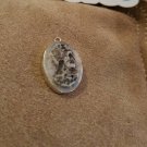 Handcarved Shell Cameo Skeleton Aviator in Sterling Silver