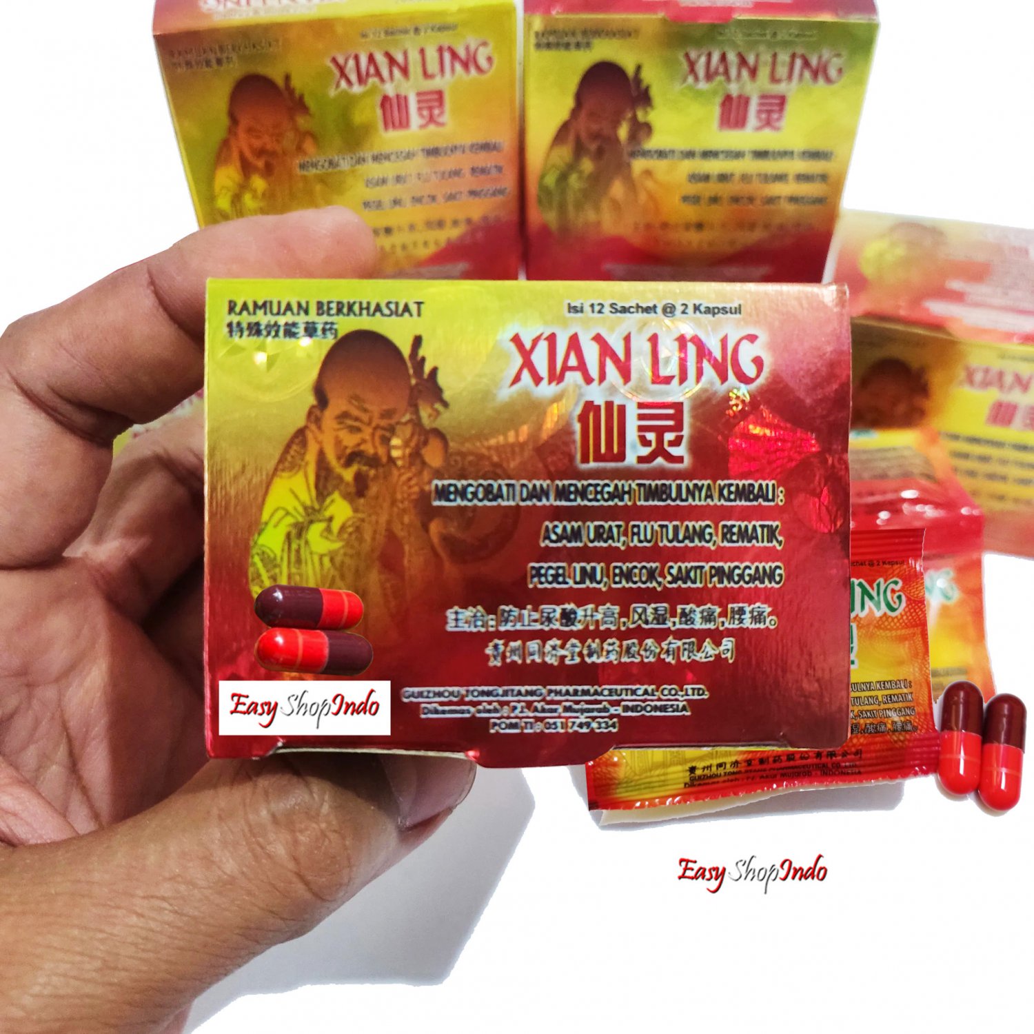 12 Boxes Xian Ling Capsules Herb For Arthritis Gout Rheumatism Back