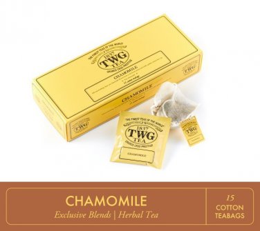 茶 TWG Chamomile Tea 15 Tea Bags Amazon.com: TWG Tea | Chamomile | Herbal Tea | Decaffeinated