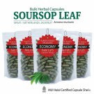 Bulk Soursop Leaf Herbal Capsules Economy Value Pack 5 x 100 Pcs Halal Certified Annona Muricata