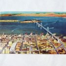 Postcard, Vintage, Oakland Bay Bridge-San Francisco, Late 1940s