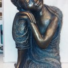 Resting Buddha Statue 15in