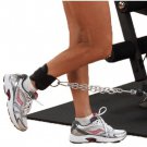 Nylon Ankle Strap Black For Cable Machine Gym Strength Exercise Nylon Ankle Strap Black For Cable Machine Gym Strength Exercise