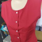 Ladies Privilege Blouse Red 100% Cotton (Wholesale Lot of 10)
