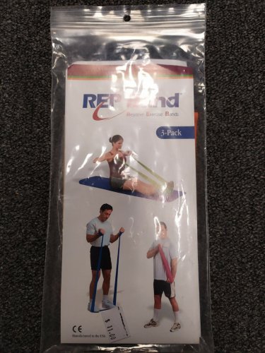 REP BAND - RESISTIVE EXERCISE BANDS (3 PACK)