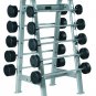 York ETS Fixed Straight And Curl Barbell Rack
