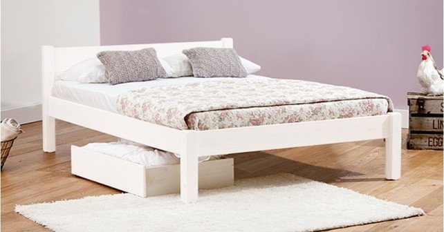 White Knight Bed - Emperor Size