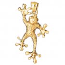 14K GOLD NAUTICAL CHARM - FROG #1576