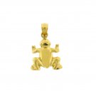 14K GOLD NAUTICAL CHARM - FROG #1579