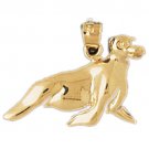 14K GOLD ANIMAL CHARM - SEAL #1621