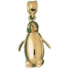 14K GOLD ANIMAL CHARM - PENGUIN #1609