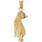 14K GOLD ANIMAL CHARM - PENGUIN #1603