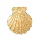 14K GOLD NAUTICAL CHARM - SHELL #S72
