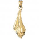 14K GOLD NAUTICAL CHARM - SHELL #289