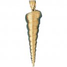 14K GOLD NAUTICAL CHARM - SHELL #283