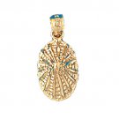 14K GOLD NAUTICAL CHARM - SHELL #276