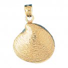14K GOLD NAUTICAL CHARM - SHELL #266