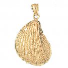 14K GOLD NAUTICAL CHARM - SHELL #260