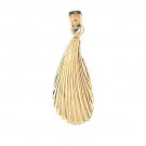 14K GOLD NAUTICAL CHARM - SHELL #259