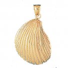 14K GOLD NAUTICAL CHARM - SHELL #258