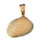 714K GOLD NAUTICAL CHARM - SHELL #257