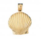 14K GOLD NAUTICAL CHARM - SHELL #238