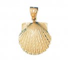 14K GOLD NAUTICAL CHARM - SHELL #210