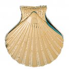 14K GOLD NAUTICAL SLIDE - SHELL #173