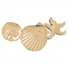 14K GOLD NAUTICAL SLIDE #171