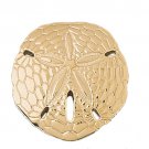 14K GOLD NAUTICAL SLIDE - SAND DOLLAR #168