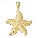 14K GOLD NAUTICAL CHARM - STARFISH #103