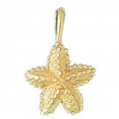 14K GOLD NAUTICAL CHARM - STARFISH #108