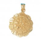 14K GOLD NAUTICAL CHARM - SAND DOLLAR #130
