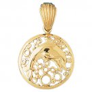14K GOLD NAUTICAL CHARM - DOLPHIN #501